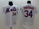 New York Mets #34 Noah Syndergaard White(Blue Strip) 2016 Flexbase Collection Stitched Jersey,baseball caps,new era cap wholesale,wholesale hats